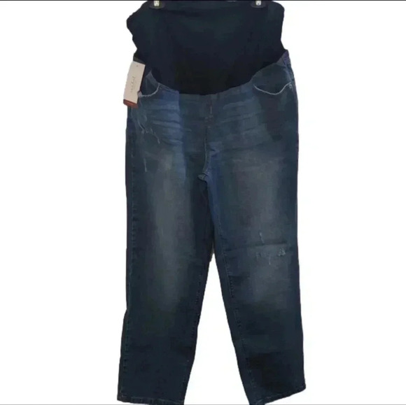 Isabel by Ingrid+Isabel over the belly straight jeans - Picture 1 of 7